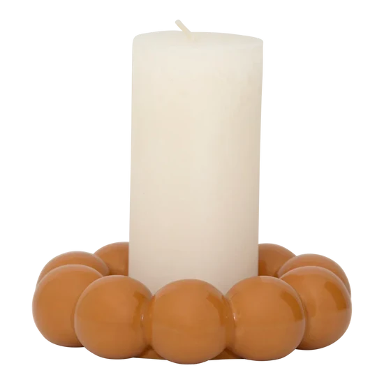 Talon Candle Holder - Golden Orange