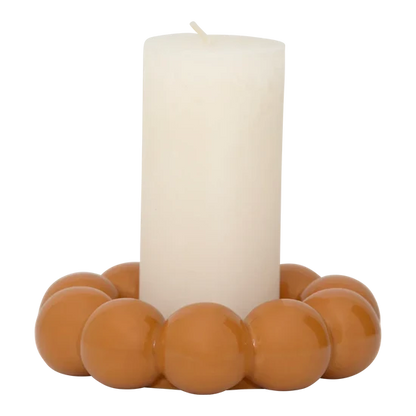 Talon Candle Holder - Golden Orange